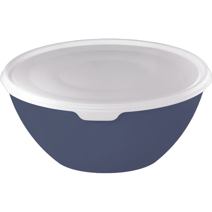 Rotho Schüssel mit Deckel Caruba, 8 l iris blau, Schale – Bild 1