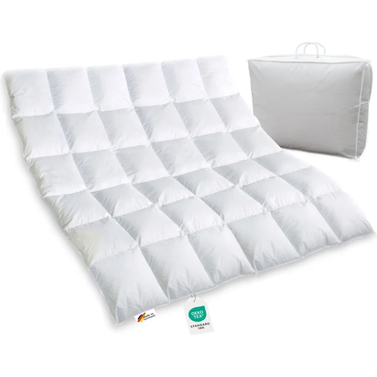 2350g neue sibirische Daunen Federn Bettdecke Daunendecke 200x200 warm – Bild 1