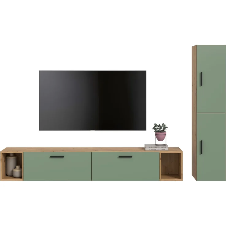 The One Wohnkombination in Smoke Green Nachbildung – Bild 2