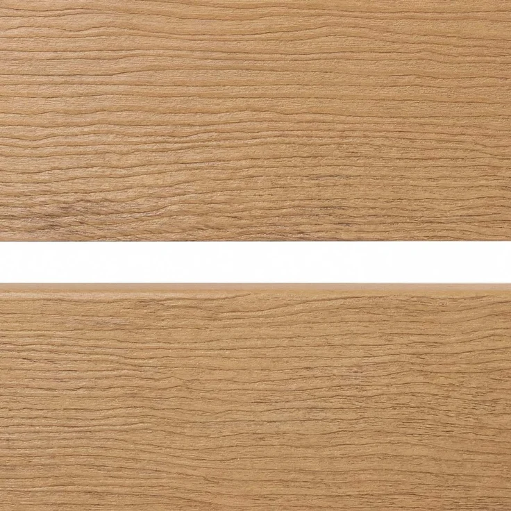 Alu Mülltonnen-Zaun HWC-K57, Erweiterungselement Mülltonnenverkleidung, Holzoptik erweiterbar 130x100x6cm ~ hellbraun – Bild 6