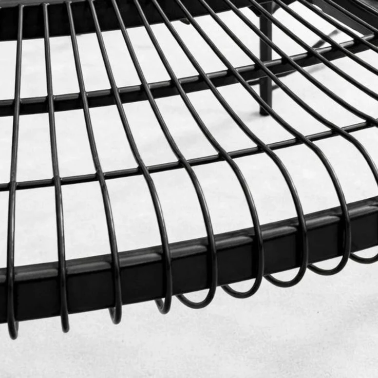 DanDiBo Baumbank Rund Wetterfest Metall D-200cm 96723 Gartenbank Rundbank Sitzbank Bank Schmiedeeisen Parkbank – Bild 5