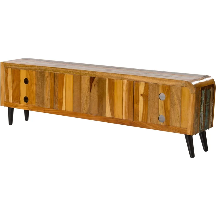 TV-Board Altholz 220 x 40 x 65 mehrfarbig lackiert SIXTIES #120 – Bild 9