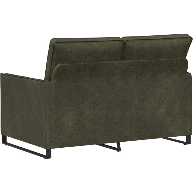 vidaXL 2-Sitzer Sofa Olivegrün 130 x 81 x 82 cm Kunstwildleder 42040994 – Bild 4