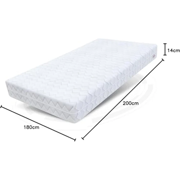 Matratze 180x200 cm Kaltschaum 7 Zonen COMFORT DUO MAX 14 cm Orthopädisch – Bild 3