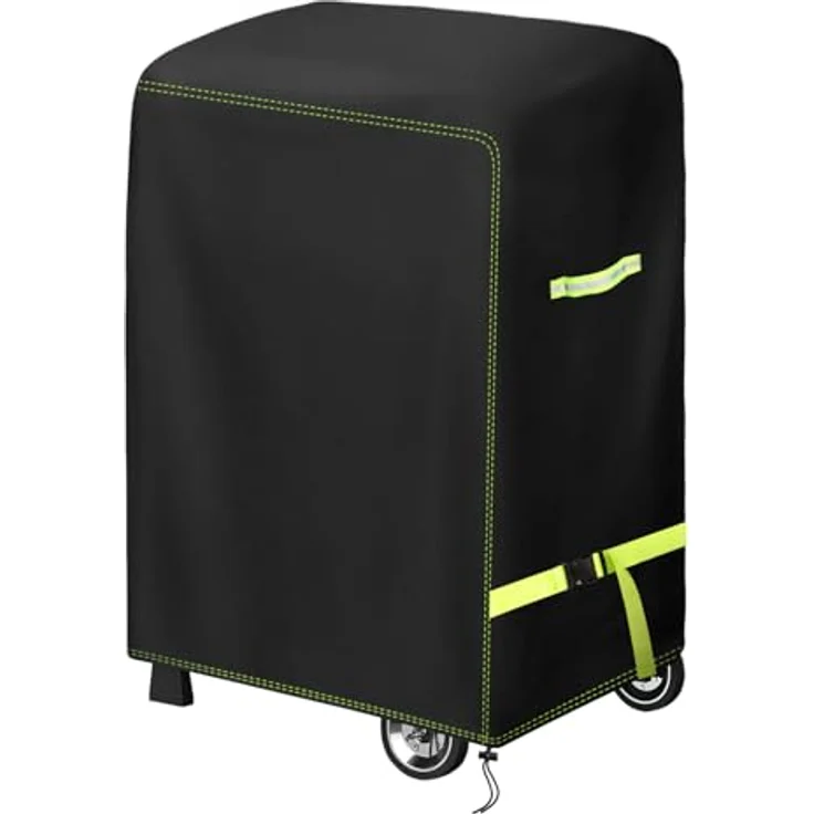 Grill Abdeckhaube, VDISRR Wetterfest Grillabdeckung, 420D Oxford Gasgrill Abdeckplane, Wasserdicht Grillschutzhülle, 90 x 70 x 110 cm, Reißfest, UV, Schutz Grill vor Verblassen, Rost und Schimmel – Bild 2