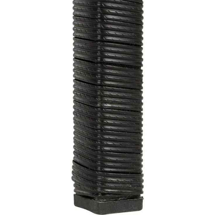 Polyrattan Beistelltisch Loungetisch Rattan Gartentisch Balkontisch Schwarz – Bild 5