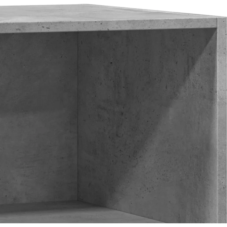 vidaXL Kleiderschrank Betongrau 77x48x102 cm Holzwerkstoff 840824 – Bild 6