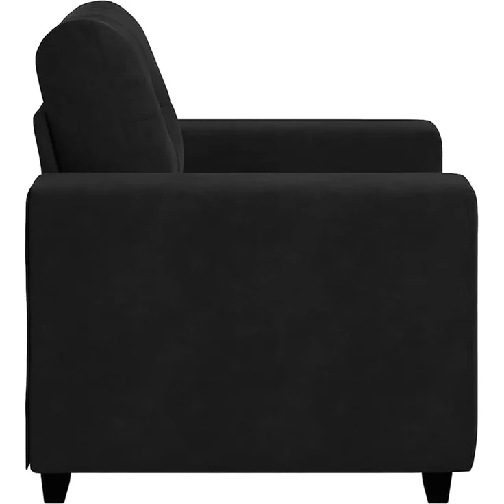 vidaXL Sessel Schwarz 100x78x80 cm Samt 4105103 – Bild 5