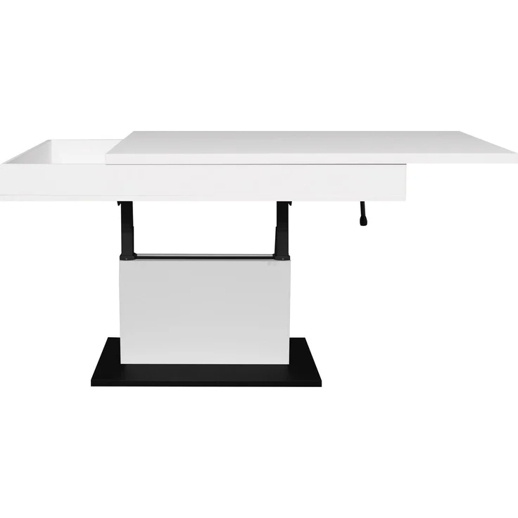 Couchtisch Höhenverstellbar Else 1 110x59x60 Holzwerkstoff Ice White – Bild 4