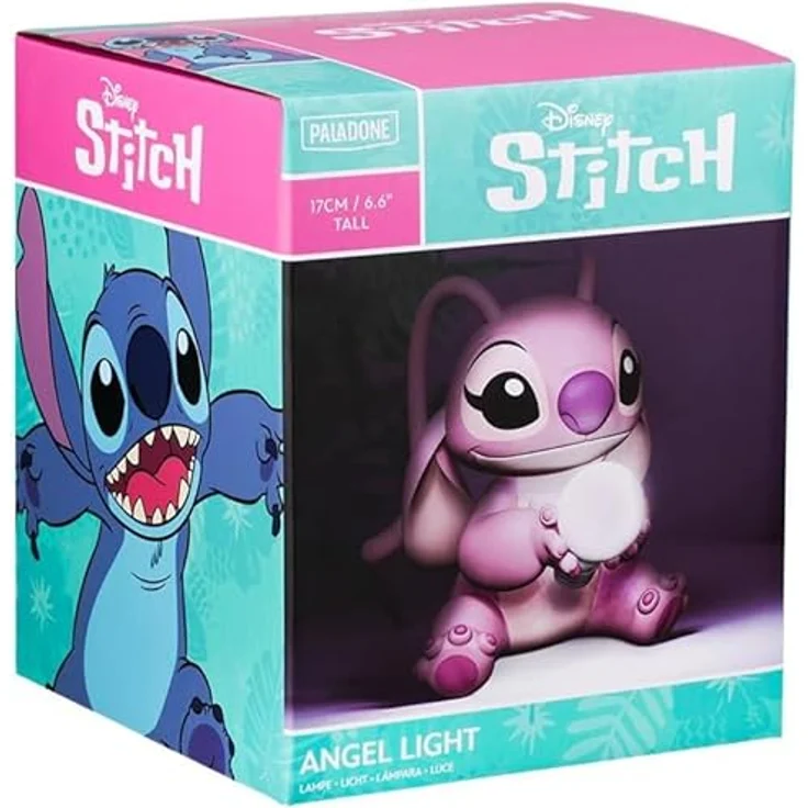 Angel Lampe – Offiziell lizenzierte Lilo und Stitch Lampe, Disney-Sammelgeschenk, Nachttisch, Schlafzimmer, Nachtlicht-Dekor | Paladone – Bild 8