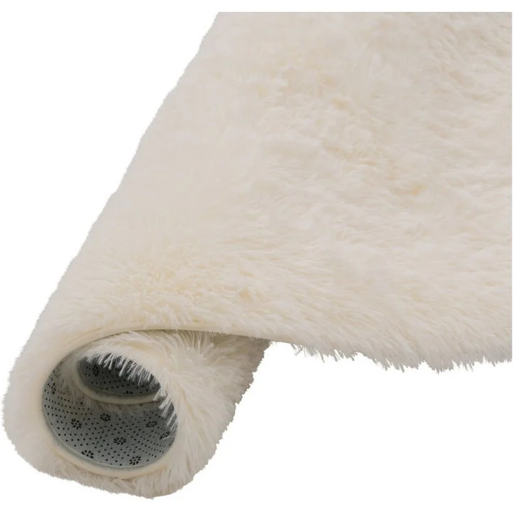 Pergamon Hochflor-Teppich Hochflor Shaggy Teppich Fluffy Rund, Rund, Höhe: 40 mm – Bild 4