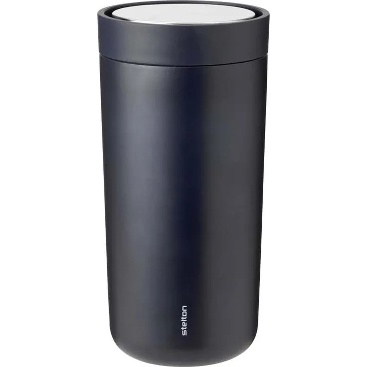 To Go Click Edelstahl Doppelwand 0,4 l. Midnight blue/Metallic Stelton Becher