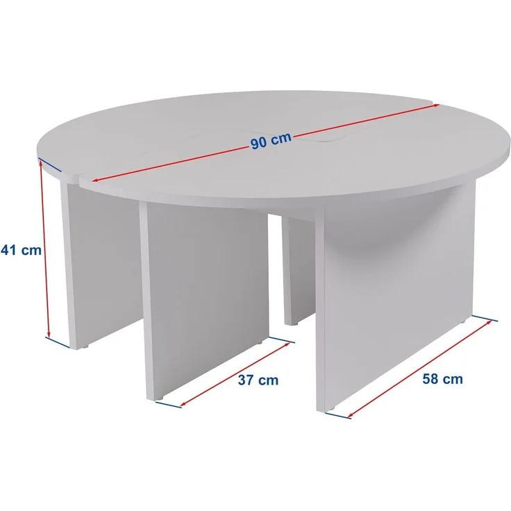 Skye Decor Couchtisch 100% MELAMINE COATED PARTICLE BOARD, 90 cm x 41 cm x 18 mm 241NRD14 – Bild 8