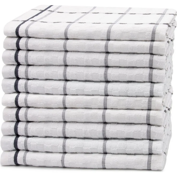 ZOLLNER Geschirrtuch, (Spar-Set, 10-tlg), 45 x 60 cm, 100% Baumwolle, vom Hotelwäschespezialisten – Bild 1