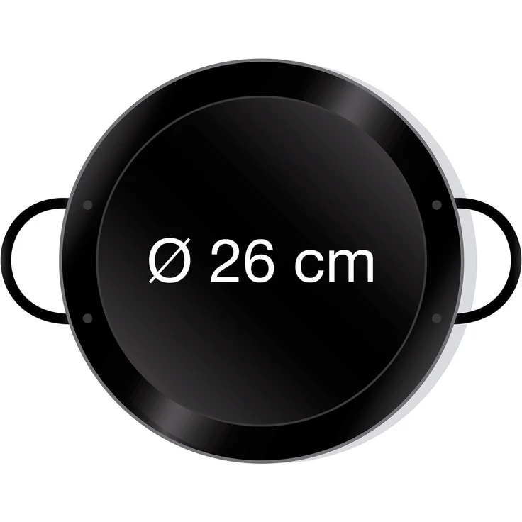Paella-Pfanne emailliert Ø 26 cm – Bild 3