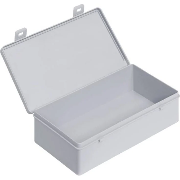 ALUTEC München Aufbewahrungsbox Alutec 66020 Scharnierdose (L x B x H) 225 x 125 x 60 mm Grau 1 St. – Bild 1