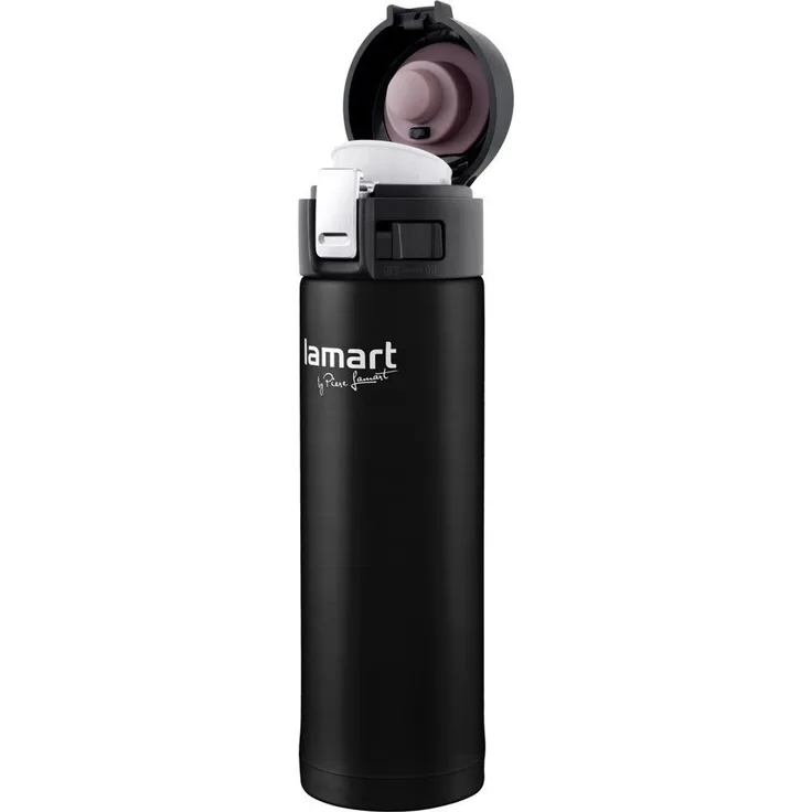 Thermobecher 420 ml schwarz LT4045 Lamart