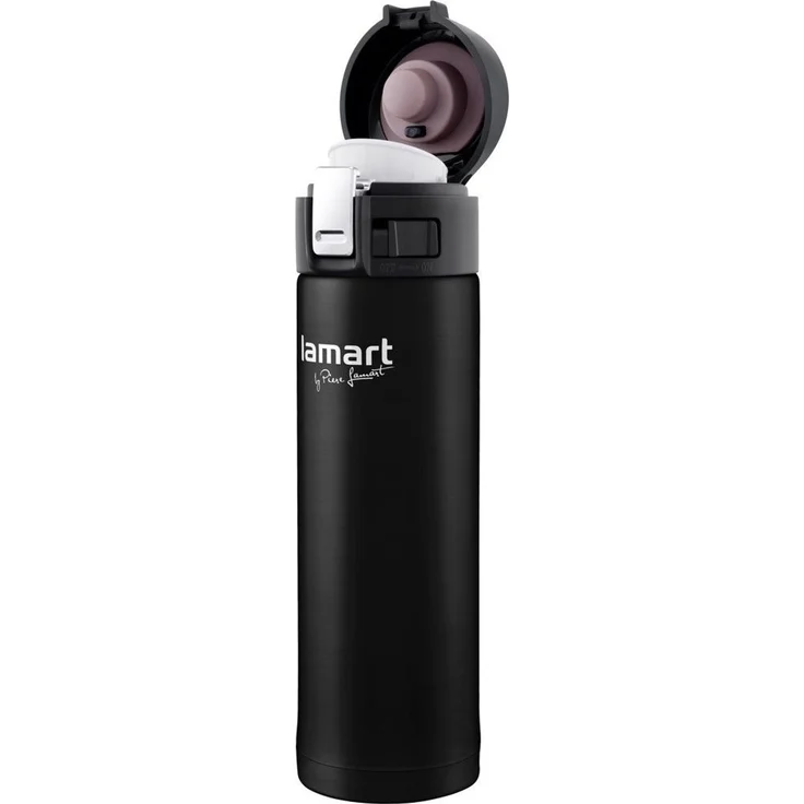 Thermobecher 420 ml schwarz LT4045 Lamart