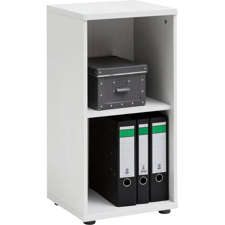 MÖBELPARTNER Regal Standregal Büroregal Ordnerregal weiß 77,3 x 39,3 x 34,5 cm