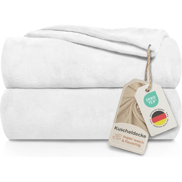 Wohndecke Kuscheldecke super weich & flauschig – warme Fleecedecke, Gräfenstayn, warme Wolldecke, Sofadecke & Tagesdecke - Überwurf Sofa, Couch – Bild 1