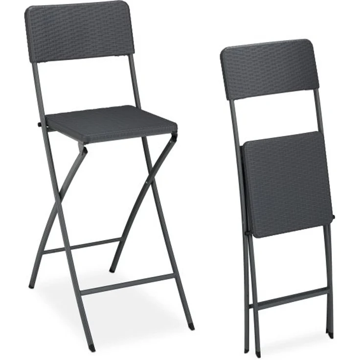 2er Set Barhocker Rattan – Bild 1