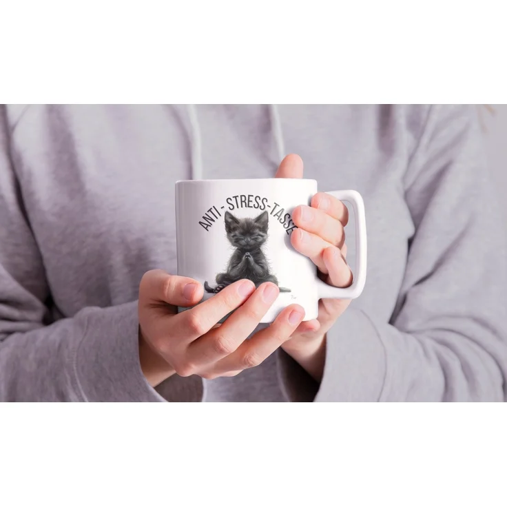 WS-Trend Tasse Anti Stress Baby Katze Kätzchen Kaffeetasse Teetasse Geschenkidee, Keramik – Bild 2
