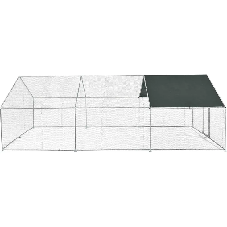 Freilaufgehege Wels mit Sonnendach 3x6x2 m [pro. tec] – Bild 5