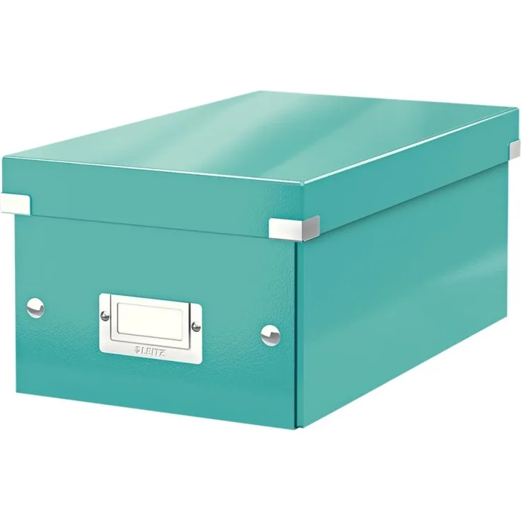 Leitz Ablagebox Click & Store DVD eisblau