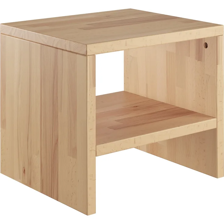 Nachttisch Buche Massivholz Nachtkästchen Beistelltisch 90.20-K31