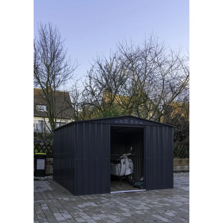 Globel Gerätehaus "Gartenmanager Dream" 1010, anthrazit – Bild 4