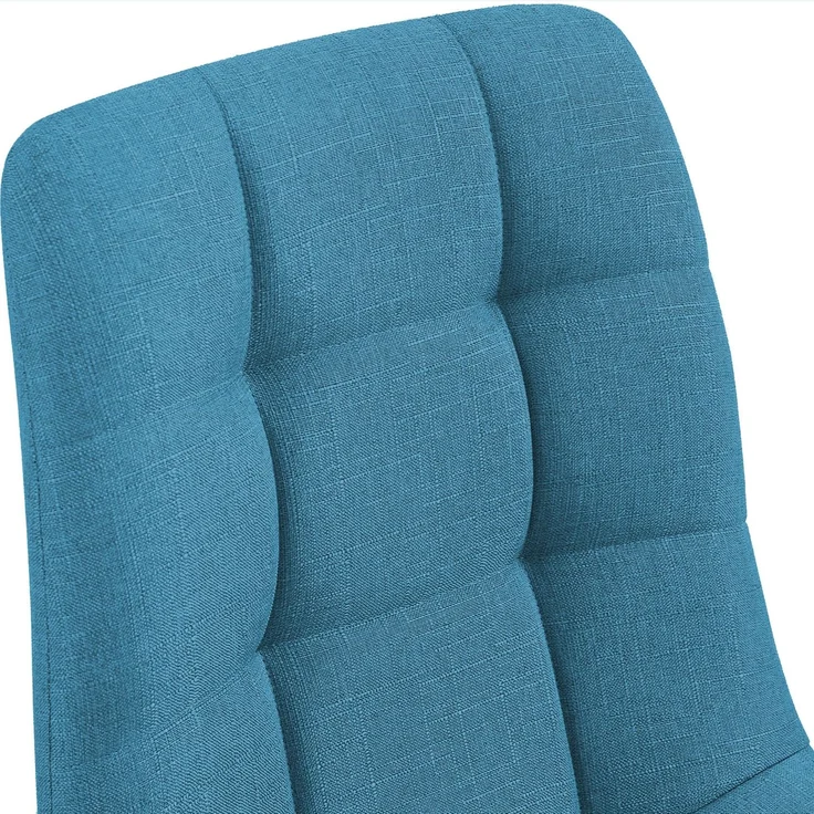 CLP Esszimmerstuhl Tilde Bezug gepolstert gesteppt mit Rückenlehne bis 150 kg - Farbe:hellblau;Material:Stoff – Bild 7
