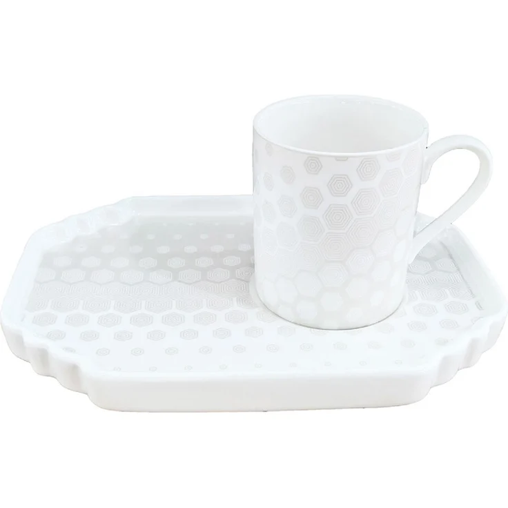 Schäfer 12-teiliges Espresso-Set mit Gebäck-Untertellern 100 ml Tassen Motiv 2 – Bild 2