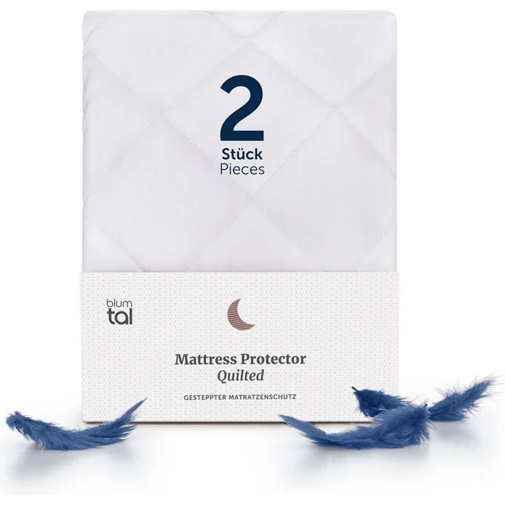 Matratzenschoner Blumtal Luxus Gesteppt – Oeko-TEX Zertifiziert Blumtal, Anti-Allergie, Waschmaschinenfest – Bild 1