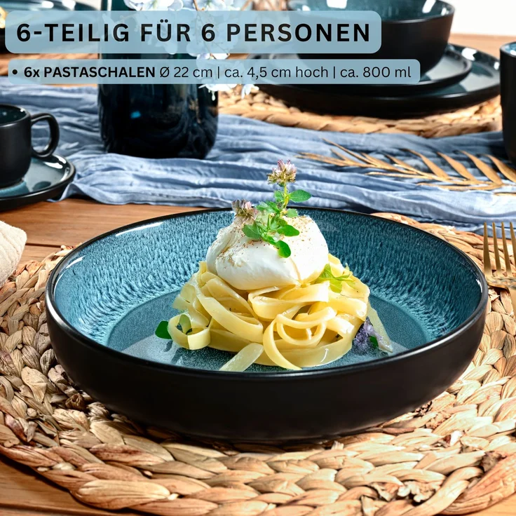 SÄNGER Pastaschalen Set Vigo 6 teilig – Bild 2