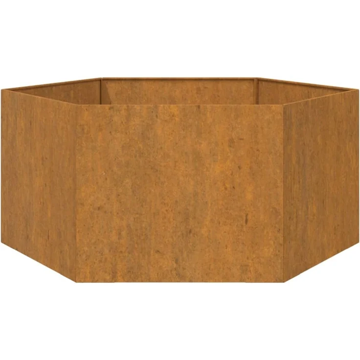 vidaXL Pflanzkübel Rostig 90x90x45 cm Cortenstahl 823676 – Bild 4