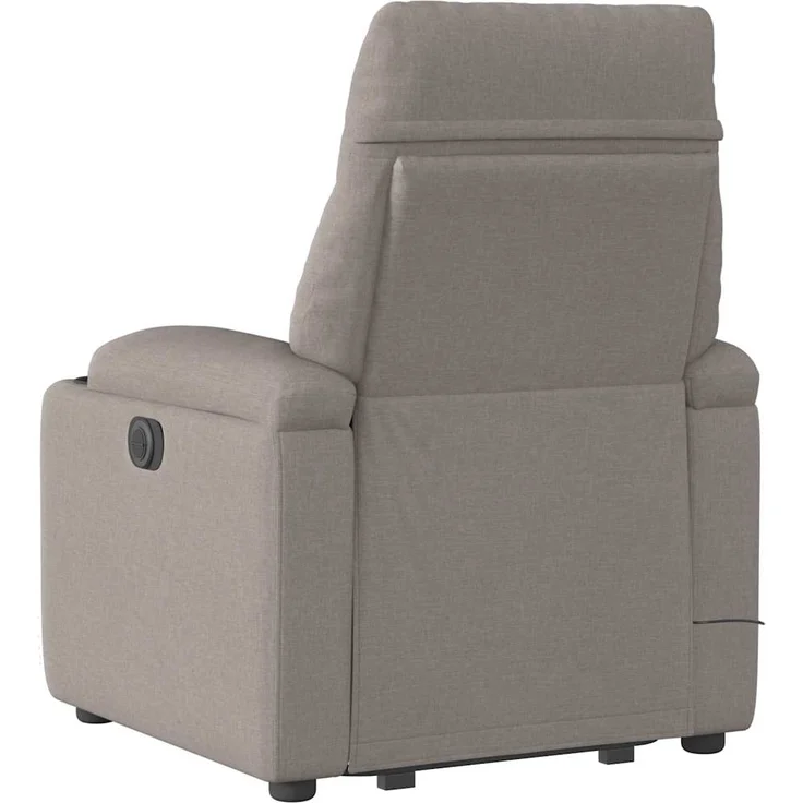 vidaXL Elektrischer Massagesessel mit Aufstehhilfe Taupe Stoff 3303069 – Bild 4