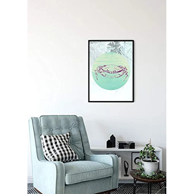 Komar Wandbild Crab Sea, Premium-Poster 30x40 cm, fotorealistischer Kunstdruck ohne Rahmen, für Wohnzimmer und Schlafzimmer, seidenmatte Oberfläche, lichtbeständig, MADE IN GERMANY – Bild 4