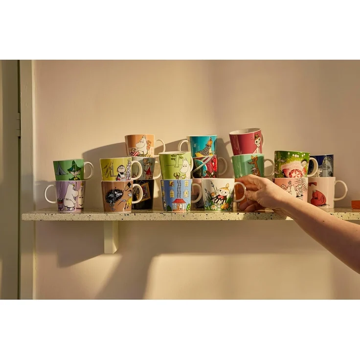 Arabia Moomin Becher 0,3L Fillyjonk grey – Bild 5