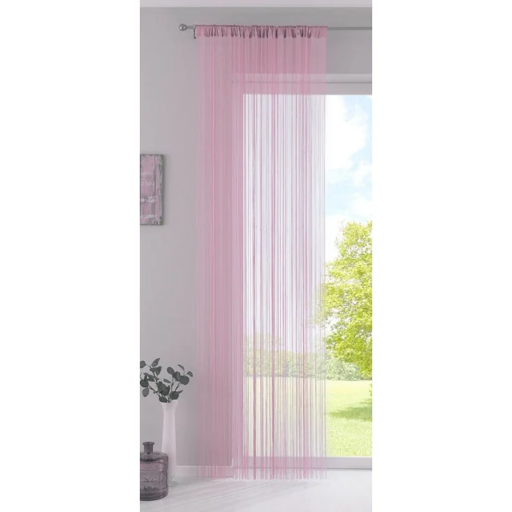 Gardinenbox Gardine (1 St), Polyester, Fadengardine Tunneldurchzug Kräuselband 20303CN – Bild 5