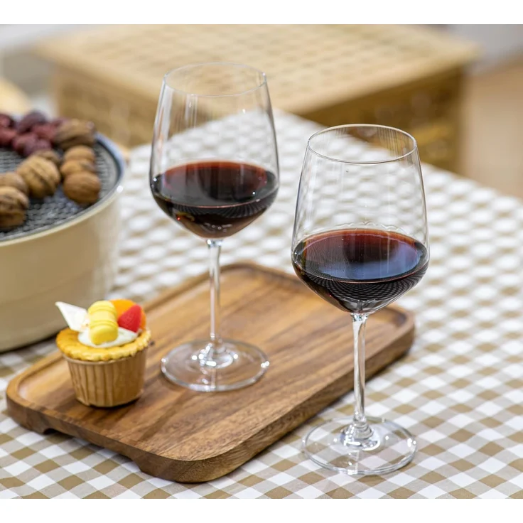 ECHTWERK Rotweinglas Set, ca. 630 ml, 6-tlg, Glas, hochwertig und mit zeitlosem Design – Bild 4