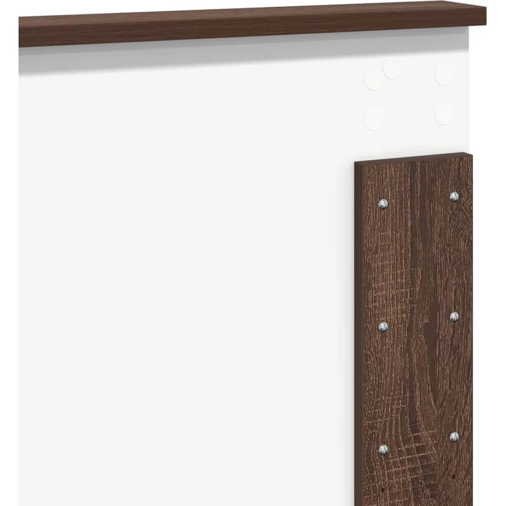 vidaXL Kopfteil Braun Eichen-Optik Holzwerkstoff 90 x 163 x 7 cm – Bild 8