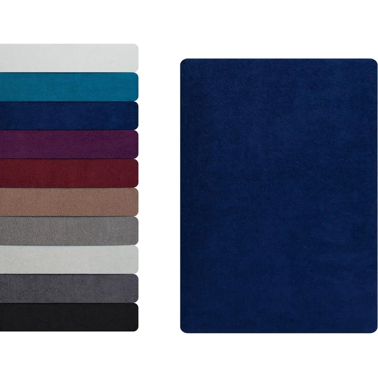 Hometex Premium Textiles Spannbettlaken aus Frottier Stoff bis 23 cm Steghöhe, Frottee, Gummizug: Rundumgummizug, Kuschelig warm und extra weich, ideal für die kalte Jahreszeit – Bild 1