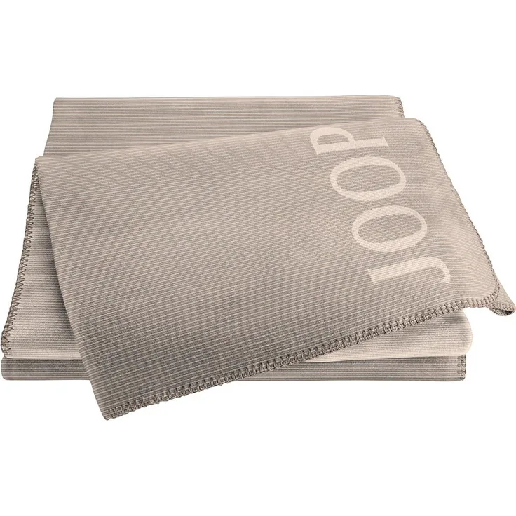 JOOP! Tagesdecke JOOP! TOUCH Plaid / Decke Sand-Natur 220 x 240cm