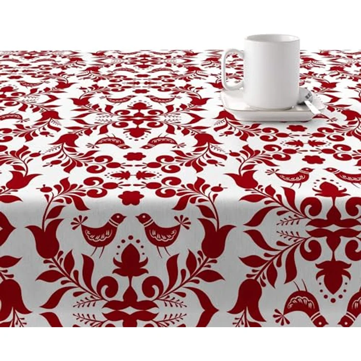 Belum Tischdecke, Weihnachten, schmutzabweisend, rechteckig, aus Harz, harzbeschichtet, Tischdecke für Zuhause (100x140 cm) – Bild 3