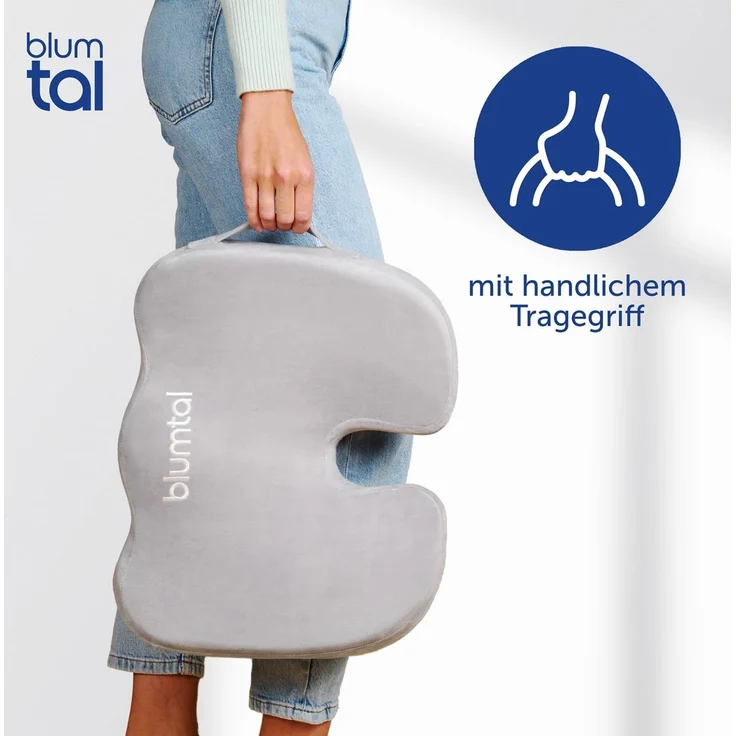 Blumtal Sitzkissen Ergonomisches Sitzkissen - in 3 Härtegraden, ideales Sitzkissen für das Auto und Büro – Bild 7