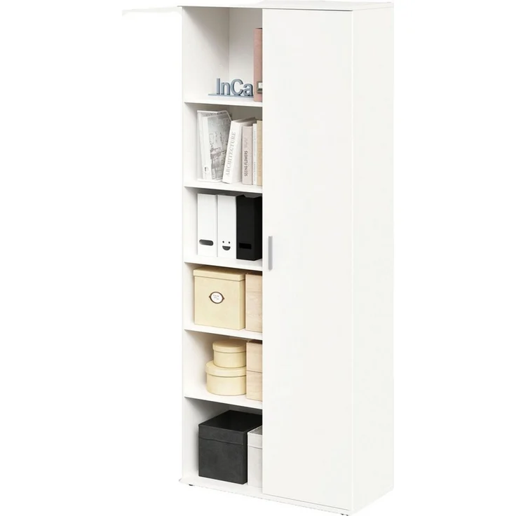 FMD Mehrzweckschrank Inca 3 Flurschr, Aktenschr, verstellb. Böden, mit/ohne Spiegel, B: 74 cm – Bild 4