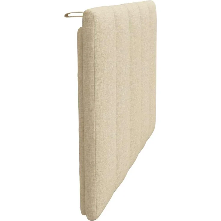 vidaXL Kopfteil-Kissen "Hanko" Creme 80 cm Stoff – Bild 5