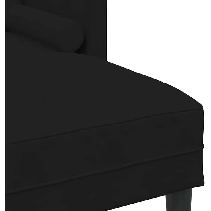 vidaXL Sofa Set mit Kissen Schwarz Polyester 42001931 – Bild 6