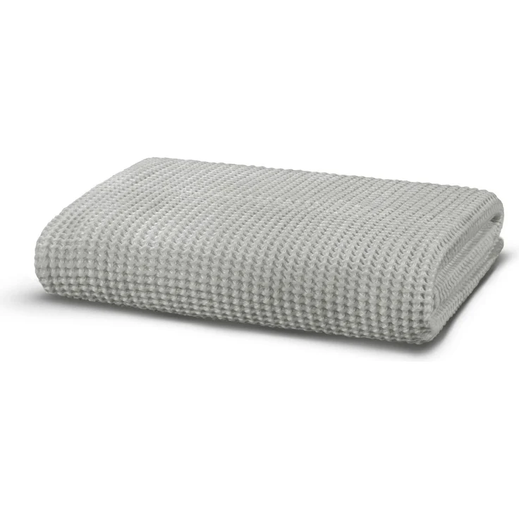 Mijolnir 'Modal Waffle - Light Grey' Handtuch, Hellgrau, 50 x 90 cm
