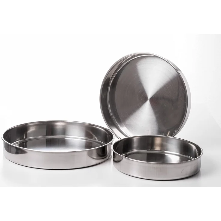 hausleben Backform 3-teiliges Edelstahl Backformen, Auflaufformen, (1-tlg), Back- und Auflaufformen Set - Perfekt für Aufläufe, Kuchen und mehr – Bild 2